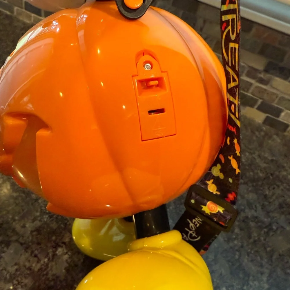 Disney Halloween Mickey Mouse light up Popcorn/ trick-or-treat container